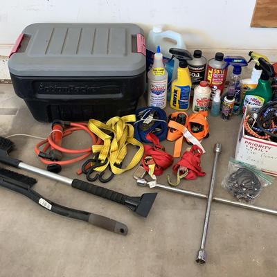 Auto Cleaners, Straps, Tire Iron And More