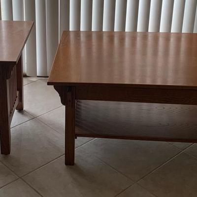 Extendable Table And Side Table 