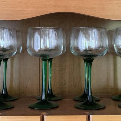Green Stemware