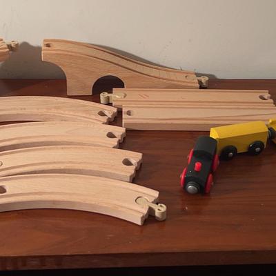 Wooden Train With Tracks
