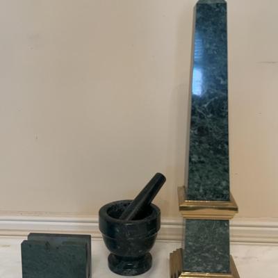Green Marble Decor