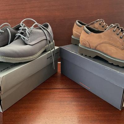2 Pairs of Men's Shoes with Laces