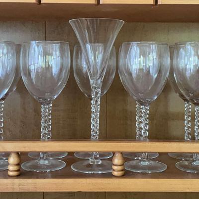 Swirled Stemware