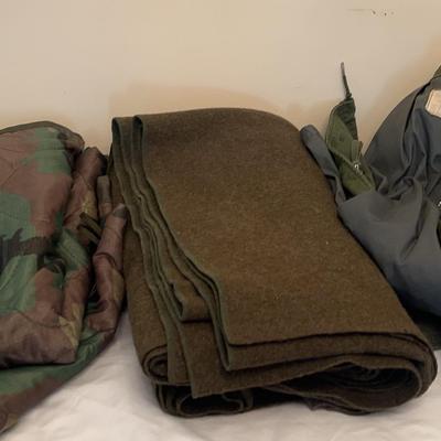 U.S. Army Wool Blanket, Woobie & Jacket