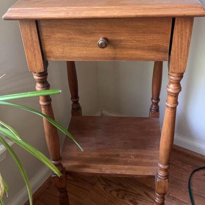 Small Antique Wooden Side Table