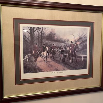 Wood-Framed George Wright “The First of November” Print