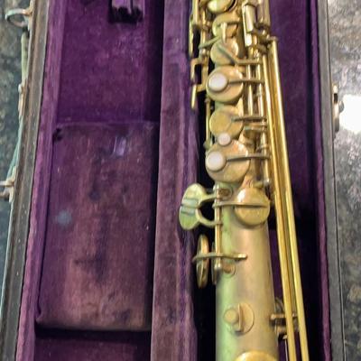 Vintage Elkhart Brass Clarinet