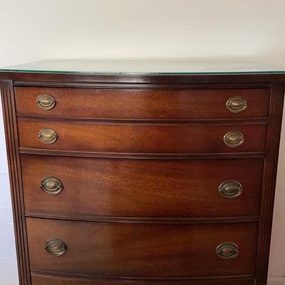 Dixie 4-Shelved Wooden Dresser