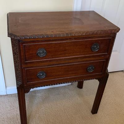 Vintage Wooden Bedside Table