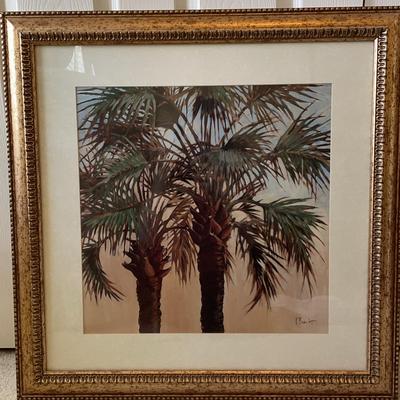 "Twin Palms" by Paul Brent Print