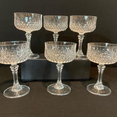 Cristal D’Arques Crystal Sherbet Glasses