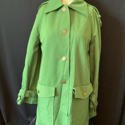 Vintage Handmade Ladies Green Jacket