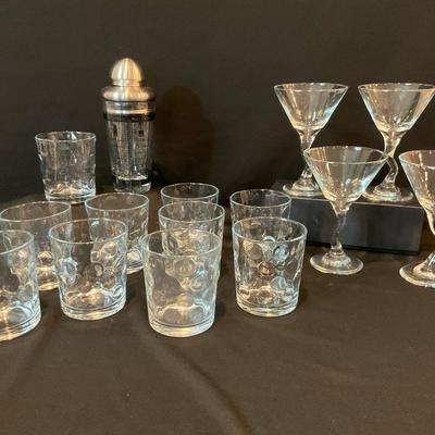 Cocktails Anyone? Martinis And Old Fashion Rocks 
