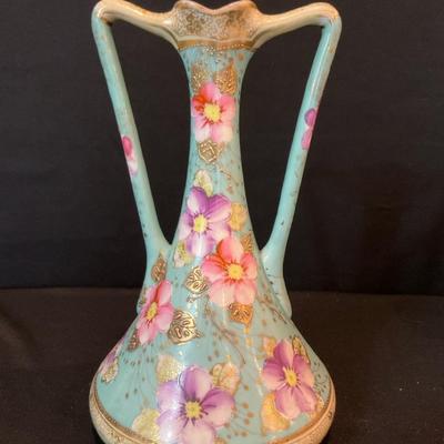 Royal Nippon Kinran Hand Painted Vase