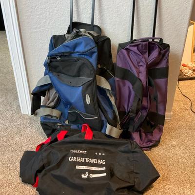 Rolling Duffle Bags By LLBean And Samsonite