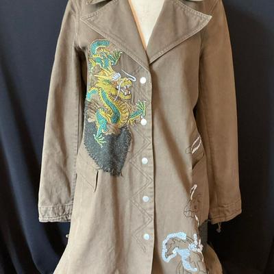 ISDA & Co Utility Jacket With Dragon