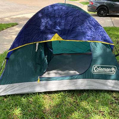 Coleman Dome Tent And Sleeping Bags