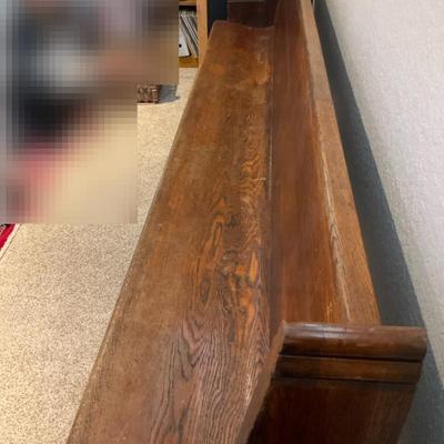 Antique Church Pew