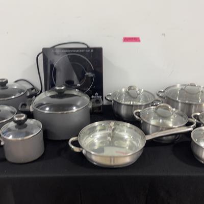 AU400PD Cookware And Induction Burner 