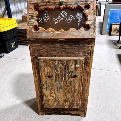 AU305PD Vintage 42” Custom Bread Box/Cabinet