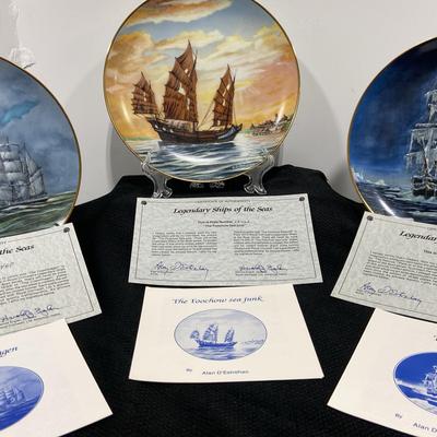 AU110MF Legendary Ships Of The Seas Plates #2