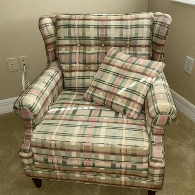Plaid Armchair