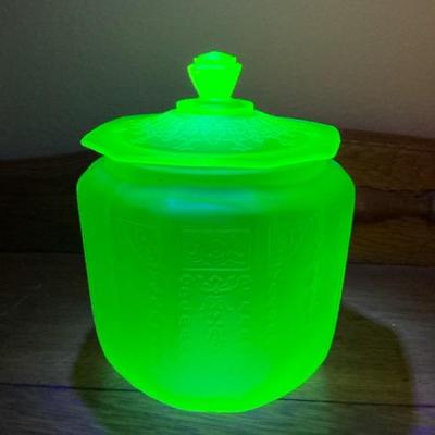 Frosted Uranium Cookie Jar