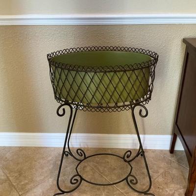 Large Metal Stand Planter