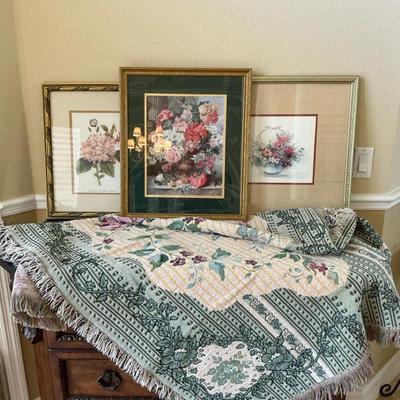 Green Florals