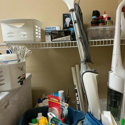 Shark Steamer And Assorted Household Needs 