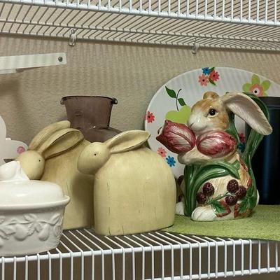 Fitz And Floyd Bunny Pitcher And More