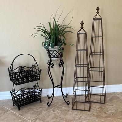Wrought Iron And Metal Decor