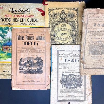 Very Old Antique Original Farmer Log Books and More 