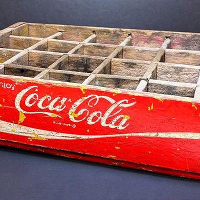Vintage Wooden "Coca-Cola" Crate 