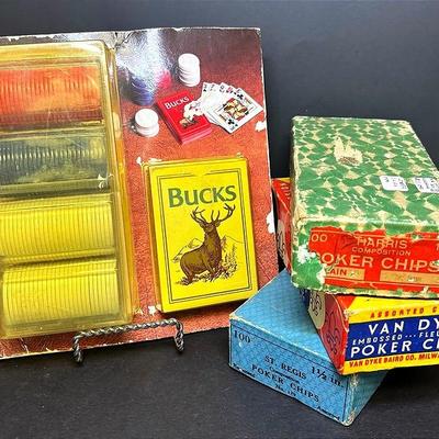 Vintage "Phillip Morris" Cigarettes Poker Set and More 