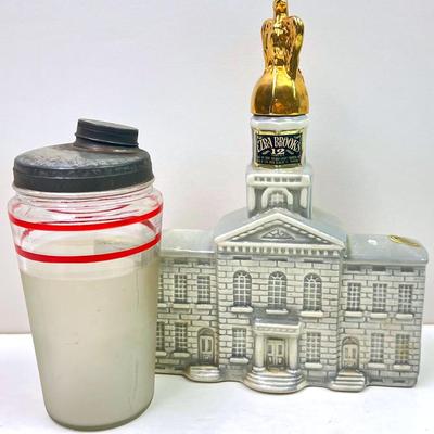 Vintage “Ezra Brooks” Capitol Decanter