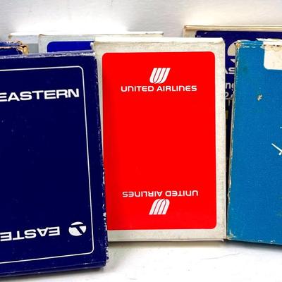 Assorted Airline Card Decks