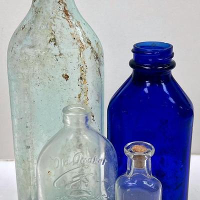 Vintage Mini Tonic Bottles