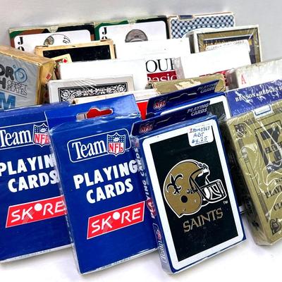 “NFL” Poker Cards and More