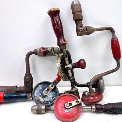 Vintage Hand Drill Assortment 
