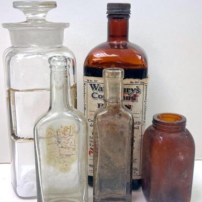 Vintage “Waterbury’s” Pharmaceutical Bottle and More