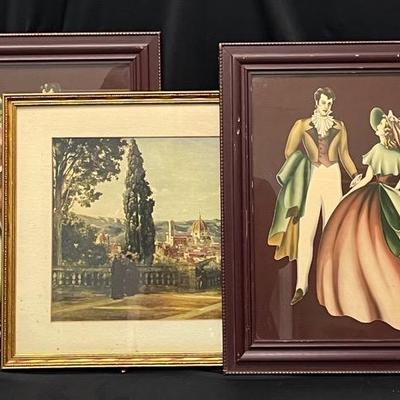 Vintage Framed Art Assortment