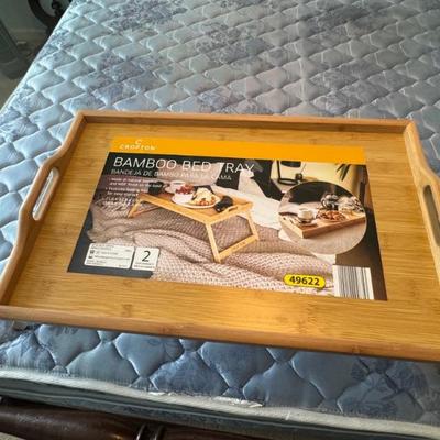 New bamboo bed tray