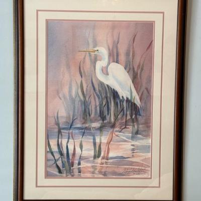 Signed and numbered print by Margaret Hall Hoybach