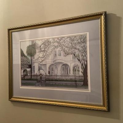 Signed and numbered print of Number Two Meeting Street by Bonnie Holdens