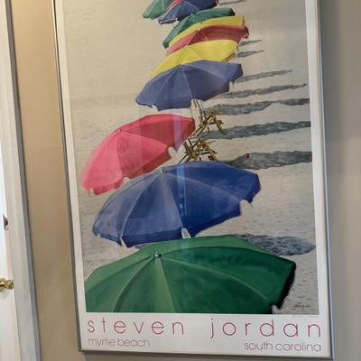 Signed Steven Jordon print of Umbrella Row