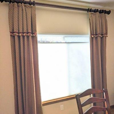 Lot #53 - Set of Decorative Custom Made Curtains