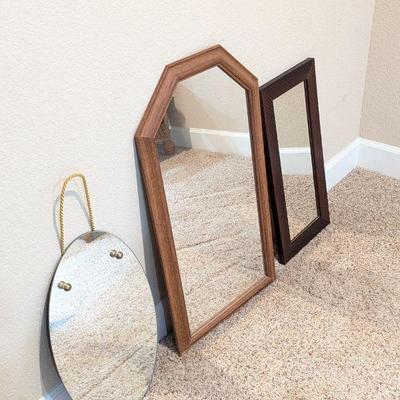 Lot #147 - Lot of Three Mirrors