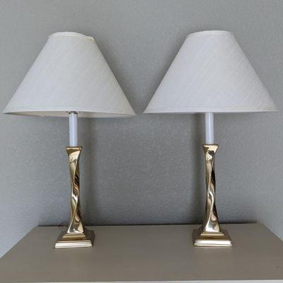 Lot #48 - Pair of Vintage Table Lamps