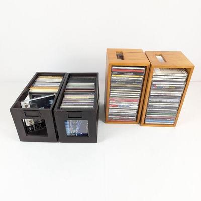 Lot #19 - CDs & Storage Rack Lot